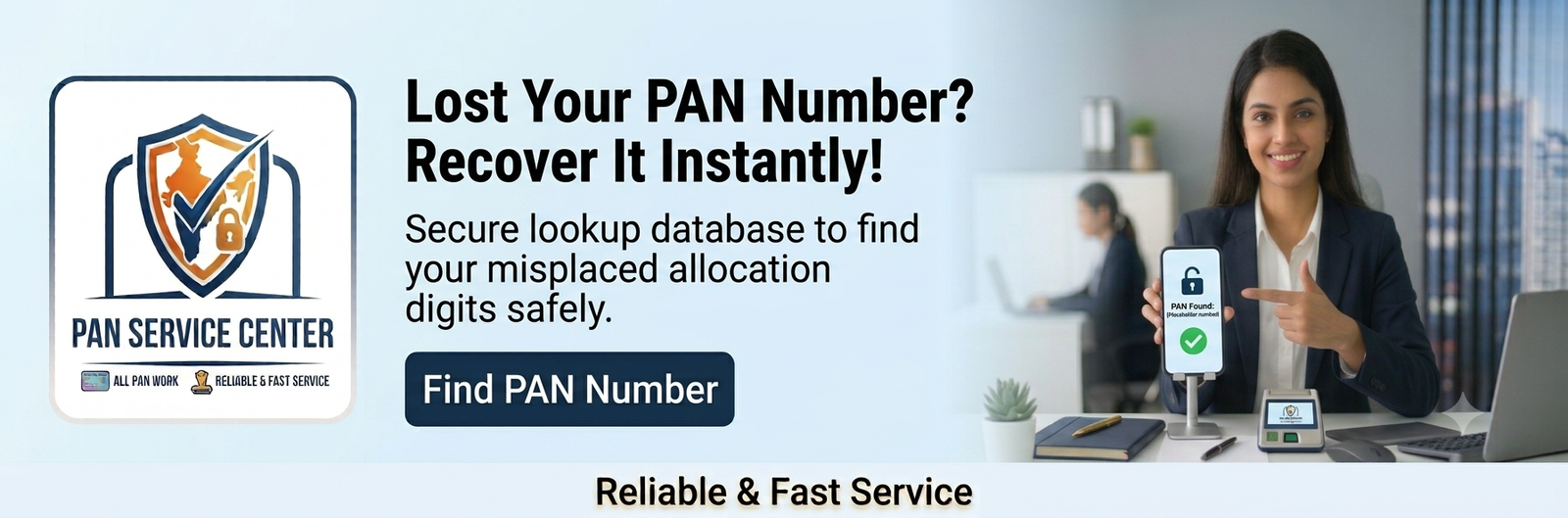 PAN Card Service Banner